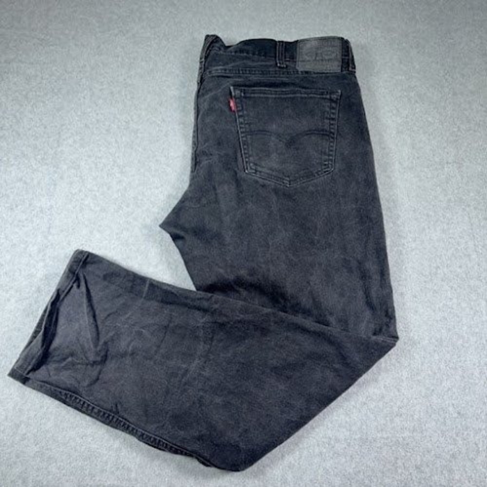 Levi­s 541 Mens Fits 40x30 Black Athletic Fit Dark Wash Jeans